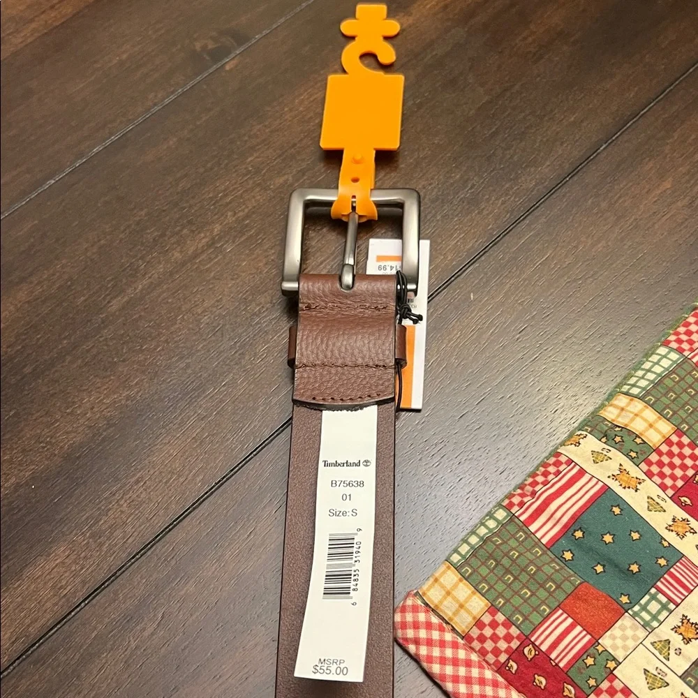 Timberland leather belt NWT brown - Picture 2 of 4